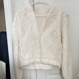 Hollister Cream Teddy Jacket